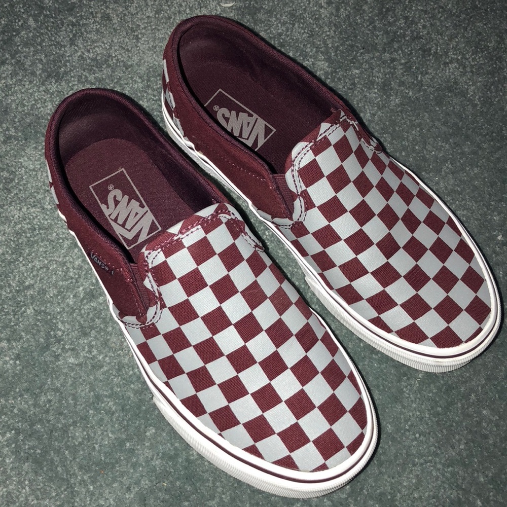 Basically brand new checkered vans! Asher style